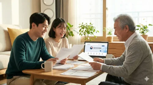 전세보증금 보증료 환급 자격요건 확인하는 가족