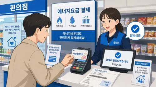 에너지바우처 국민행복카드 사용방법